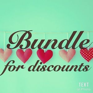 Bundle and save! Get discounts AND only 1 shipping
